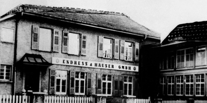 Endress+Hauser'in 1955 yılındaki ilk binası.