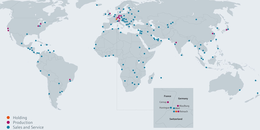 Global ama yerel: Endress+Hauser'in dünya çapındaki ağı