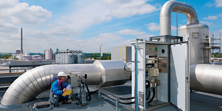 Endress+Hauser SICK'in gelişmiş gaz analizi ve akış ölçümü teknolojisi.