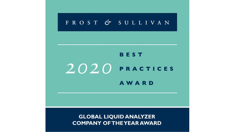 Endress+Hauser, su analizi cihazları alanında Frost & Sullivan'ın Yılın Şirketi Ödülü'nü aldı