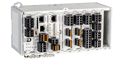 Liquiline CM444R is a compact DIN-Rail transmitter for pH, ORP, conductivity, oxygen, turbidity ...