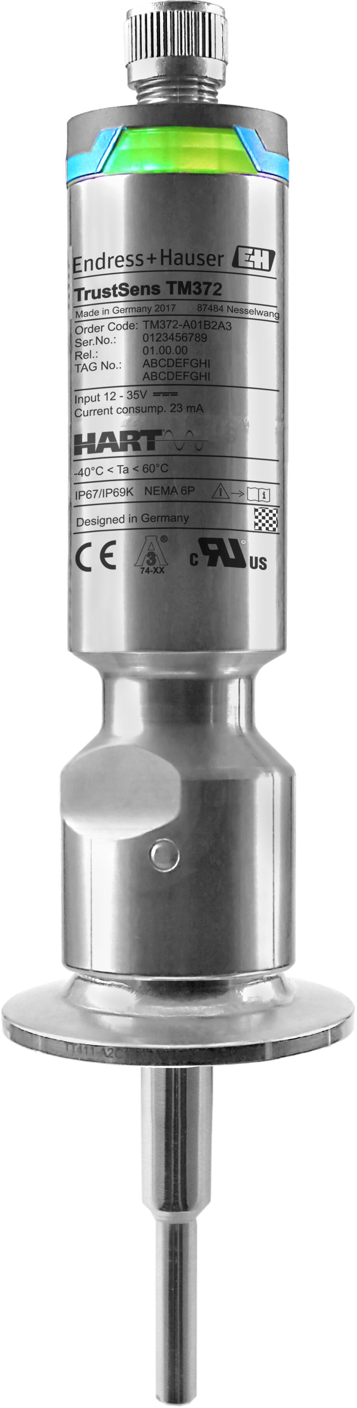 Kompakt hijyenik RTD - iTHERM TrustSens TM371