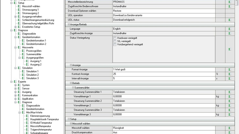 Tesis Varlık Yönetimi sistemleri (örneğin Siemens Process Device Manager - PDM) DD/EDD teknolojisini kullanır.