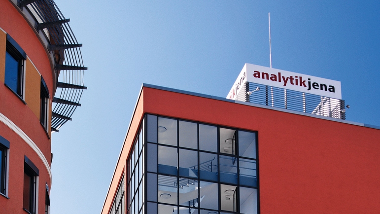 Analytik Jena'nın Jena, Almanya'daki genel merkezi