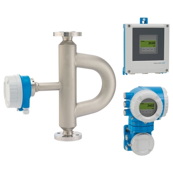 Coriolis akış ölçer Proline Promass Q 500 / 8Q5B'nin farklı uzaktan vericilerle birlikte resmi