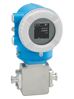 Küçük hat boyutları için elektromanyetik akış ölçer Proline Promag H 10'un resmi