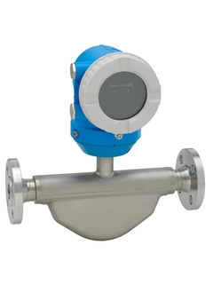 Flanş bağlantılı ve LED ekranlı Coriolis akış ölçer Proline Promass K 10'un resmi