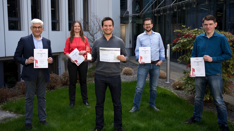 AMA İnovasyon Ödülü'nü almaktan memnun: Endress+Hauser geliştirme ekibi