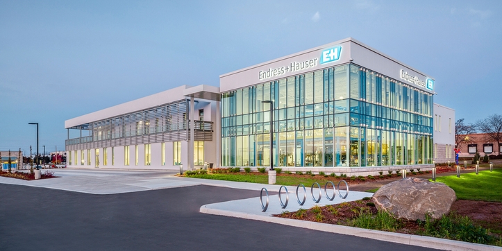 Endress+Hauser'in Kanada, Burlington'daki (Ontario) yeni Müşteri Deneyimi Merkezi.