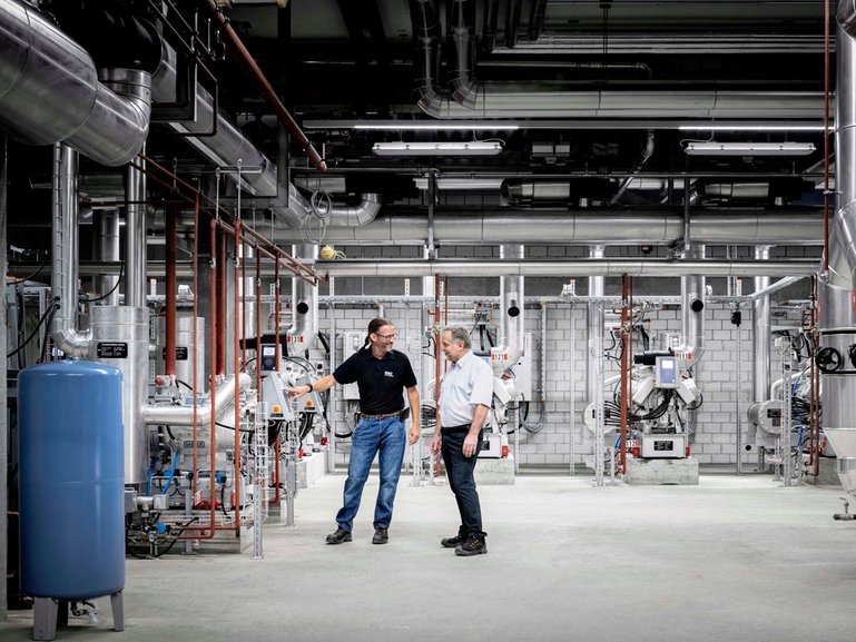 Swiss Life Arena'da bulunan enerji merkezi