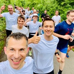 Endress+Hauser employees running for a good cause