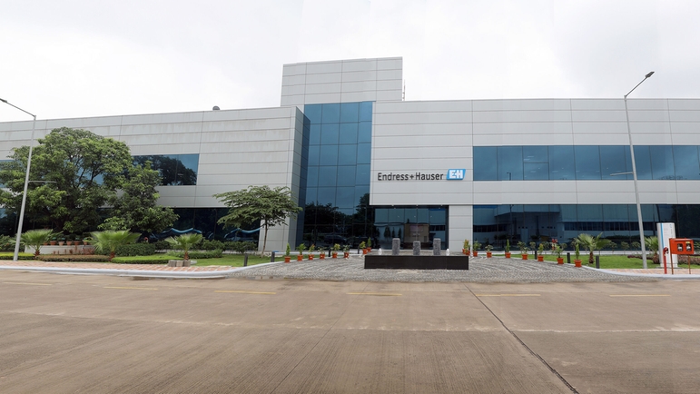 Endress+Hauser'in akış ölçüm teknolojisi için bina.